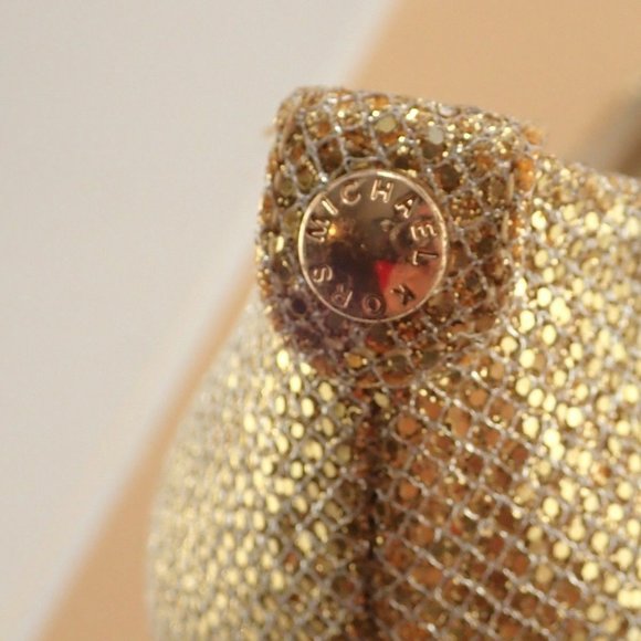 NIB MICHAEL KORS MK 40S3YOHP1D YORK GOLD PLATFORMS - Picture 5 of 8